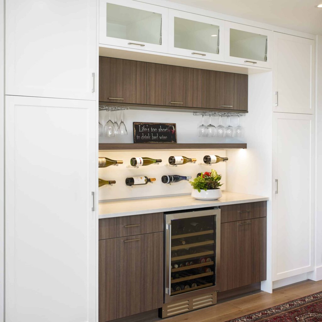 wine rooms and wine storage areas