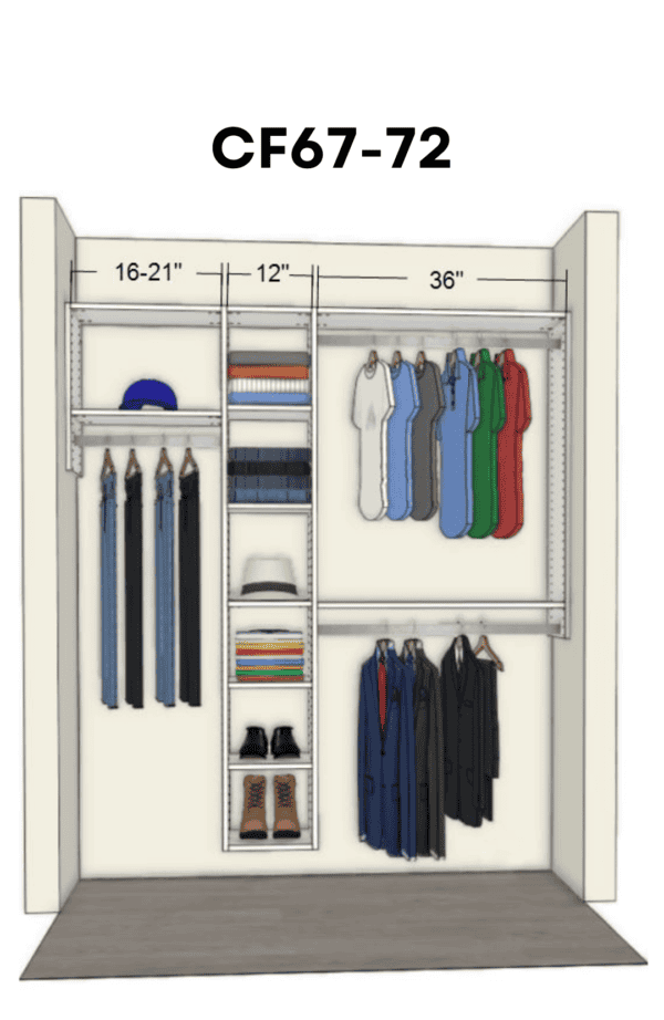 Cubbies for Sharing <br/> 67-72 inches wide