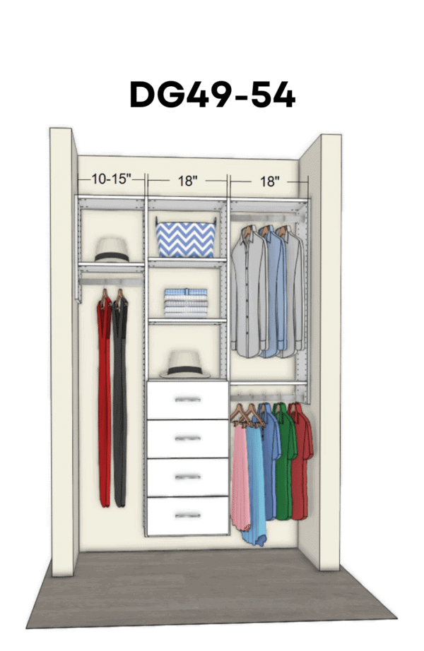 Drawers Galore <br/> 49-54 inches wide