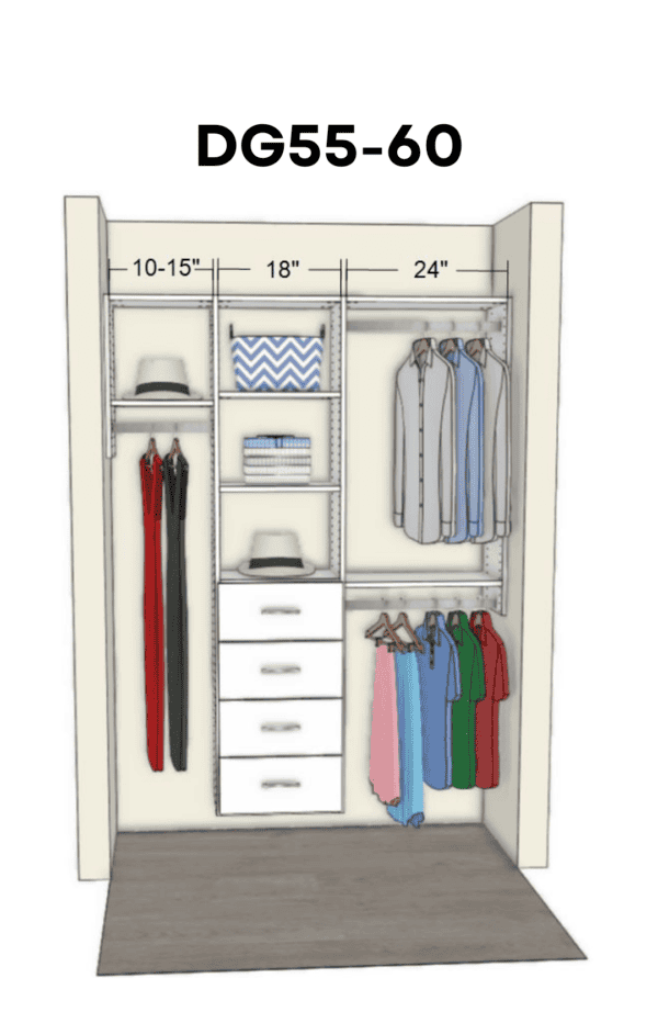 Drawers Galore <br/> 55-60 inches wide