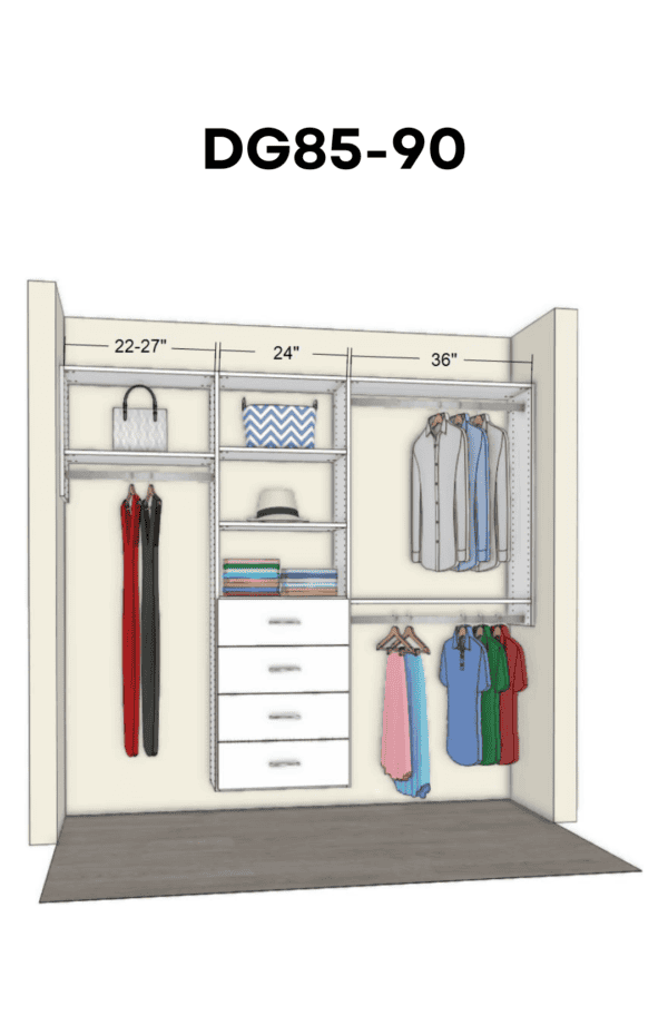 Drawers Galore <br/> 85-90 inches wide