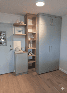 image of a closed closet system created by Incredible Home